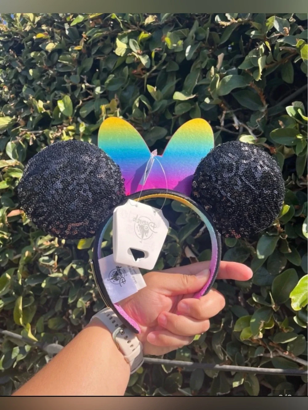 New limited edition 70th anniversary Disney ears Headband with  Sequin.